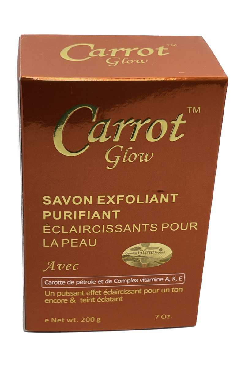 Carrot Glow Exfoliating purifying soap 200g /7oz