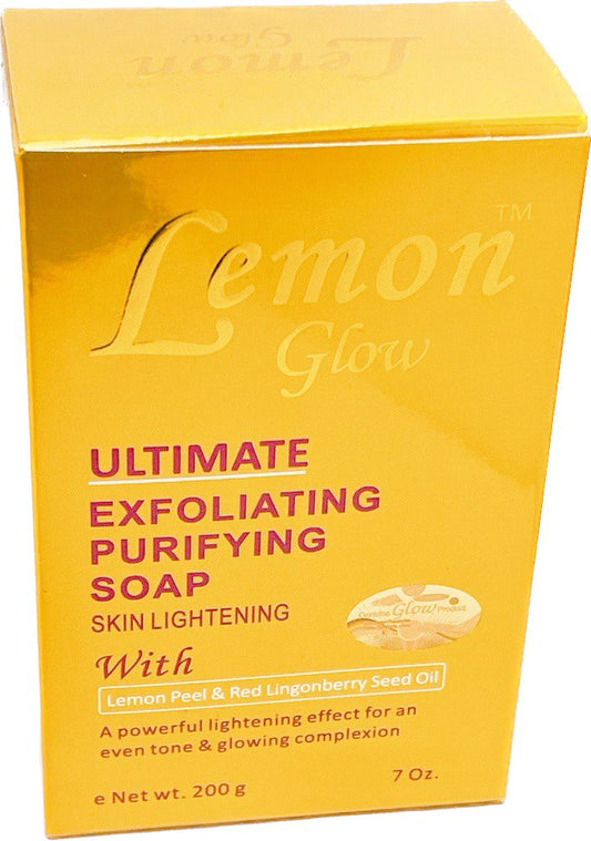 Lemon Glow ultimate Exfoliating purifying soap 200g /7oz