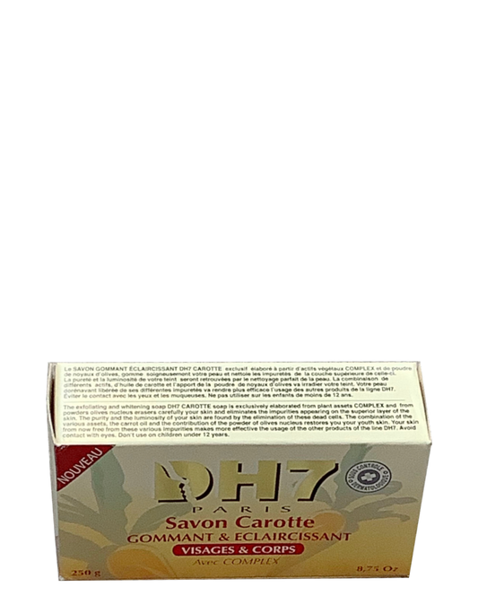 DH7 Lightening Exfoliating Carrot soap 8.75 oz / 250g